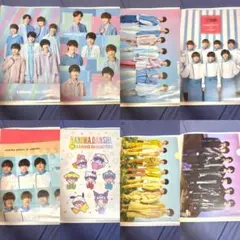 なにわ男子 クリアファイル 8枚セット ツアーグッズCD購入特典ローソンコラボ