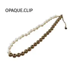 パール×ゴールドネックレス セレモニー 入学式 卒業式 結婚式 上品