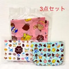 ミスタードーナツ 福袋 ポケモン エコバッグ ポーチ ジッパーバッグ 3点セット