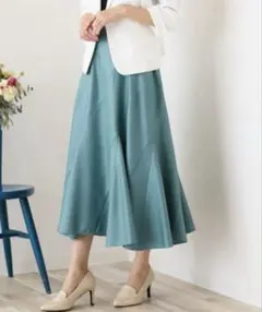 RoseTiara ローズティアラ 美品タグ付き フレアマーメイドスカート 42