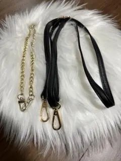 バックチェーン　ハンドメイド　セット　ゴールド　紐　ストラップ　チェーン diy