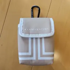 LANVIN SPORT ポーチ ベージュ カラビナ付きのサムネイル