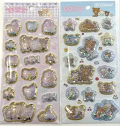 【正規品】2枚◎キラッとぷくぷくエアーシール リラックマ