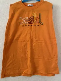 【X-girl】ノースリーブワンピース 120cm エックスガール