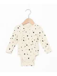 GAP baby ボディスーツ ロンパース 60cm リブ編み ボディスーツ