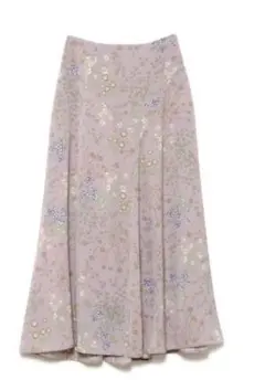 snidel ミディマーメイドスカート ラベンダー