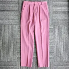 バビロン テーパードパンツ スラックス S くすみピンク 紫 オフィスカジュアル