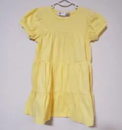 evercloset☆新品　ガールズデザインワンピスカラップ風　80サイズのサムネイル