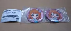 アイカツ!×プリパラ あそーと C賞 缶バッジ 大空あかり 2個セット