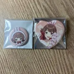 学園アイドルマスター 学マス GiGO 花海佑芽 ハート缶バッジ ミニ缶バッジ