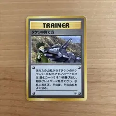タケシの育て方 ◆ ジム拡張第1弾 リーダーズスタジアム　ポケモンカード　旧裏