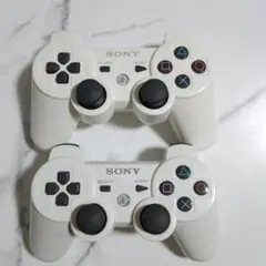 デュアルショック3 ps3 コントローラー　　2台　白
