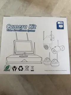 ＊防犯カメラ2台付き　ワイヤレス＊【新品未使用】のサムネイル