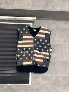 COLOURSPORT アメリカ国旗柄 ベスト Mサイズ