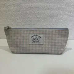 ゴンチルファブリックペンケース筆箱ギンガムチェックのサムネイル