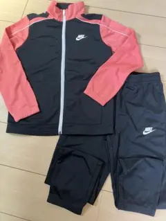 Nike ジャージセット 黒/ピンク