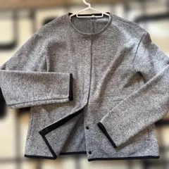 ノーカラージャケット フリース