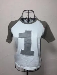 Y2K ナンバープリント ラグランTシャツ 平成 フェアリーグランジ ストリートのサムネイル