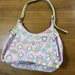 marie claire 軽量花柄ショルダーバッグ