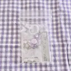 ケアベア　めじるしアクセサリー　スウィートドリームスベア　紫
