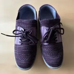 パンジー　PANSY ウォーキングシューズ　スニーカー　23㎝　パープル