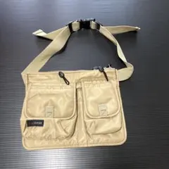 LA 커버 베이지 피싱 벨트 포켓 2 개
