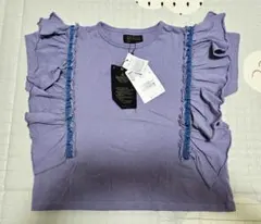 【未使用タグ付】マーキーズ BIG FIELD フリルTシャツ 100cm