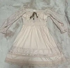 ♡LIZLISA♡ レースチュニック ピンク ミニワンピース