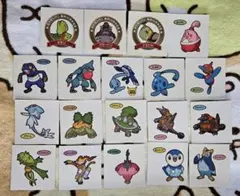 ポケモンパンシール デコキャラシール まとめ売り 19枚
