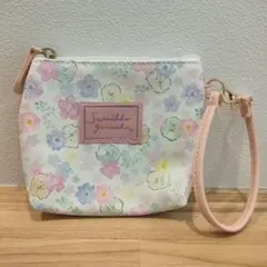 すみっコぐらし 花柄ポーチ