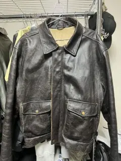 レザージャケット　本革　短丈 ショット　80s ヴィンテージ 2025年最新】80 s ショット ライダースの人気アイテム - メルカリ