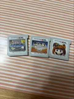 ニンテンドー3DSのソフト3本セットです。