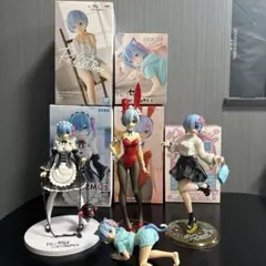 Re.ゼロから始める異世界生活　レム　フィギュア　5体セット