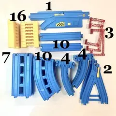 【中古】プラレール 複線 曲線など9種 まとめ売り★激安特価：3月8日(日)迄‼️