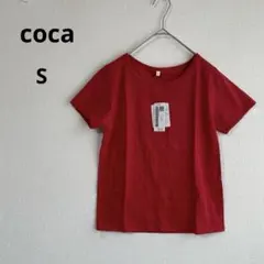 新品未使用(coca)半袖Tシャツ S レッドのサムネイル