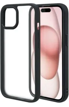 クリア/ネイビー　ラスタバナナ ケース カバー iPhone14 Pro