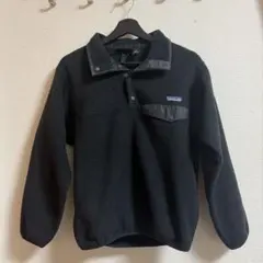 【90s USA製】Patagonia シンチラ スナップT ブラック XS