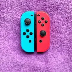 ジョイコンJoy-Con 純正 ネオンレッド ネオンブルー 左右セットL9H-6