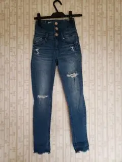 emoda エモダ ハイウエスト スキニー デニム パンツ サイズ0