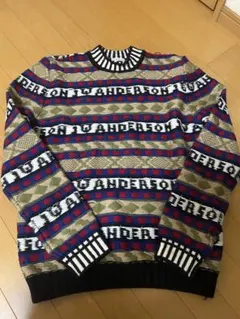 JW ANDERSON 多色ストライプ ニットセーター