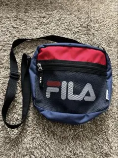 FILA ショルダーバッグ ネイビー/レッド