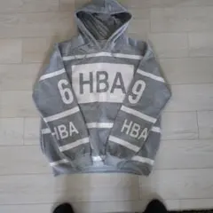 ラスト1‼️HBA グレー フード付きパーカー 2XL