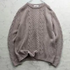 美品 カシミヤ100% プロディガル PRODIGAL ケーブルニット L