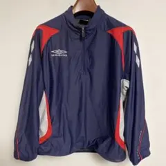 UMBRO アンブロ ピステ・ウィンドブレーカー ネイビー/レッド M