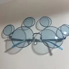 ディズニーランド ミッキー サングラス メガネ　青
