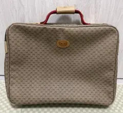 GUCCI ベージュ GGパターン ボストンバッグ