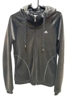 adidas アディダス　ジップジャージ　ベロア　パーカーIDEALジップ