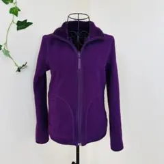 オールドUNIQLO　ジップアップボアフリースリバーシブルジャケット　パープル