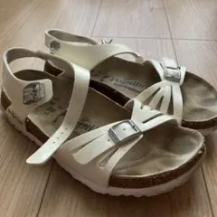 BIRKENSTOCK Papillio サンダル ホワイト ラメ 23cmのサムネイル