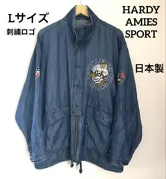 HARDY AMIES SPORT メンズジャケットブルゾン　刺繍ロゴ　ワッペンのサムネイル